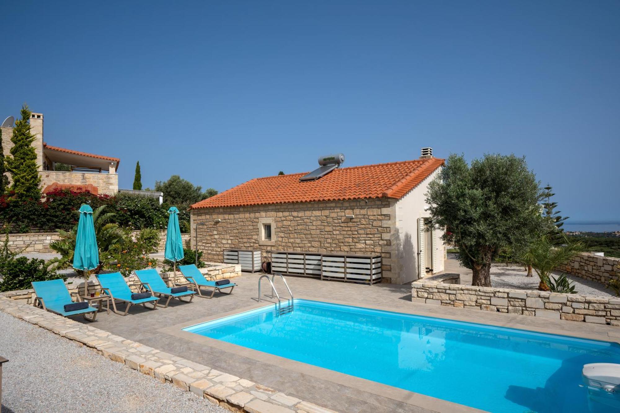 Villa Vasiliki Private Pool Erfoi Exterior photo