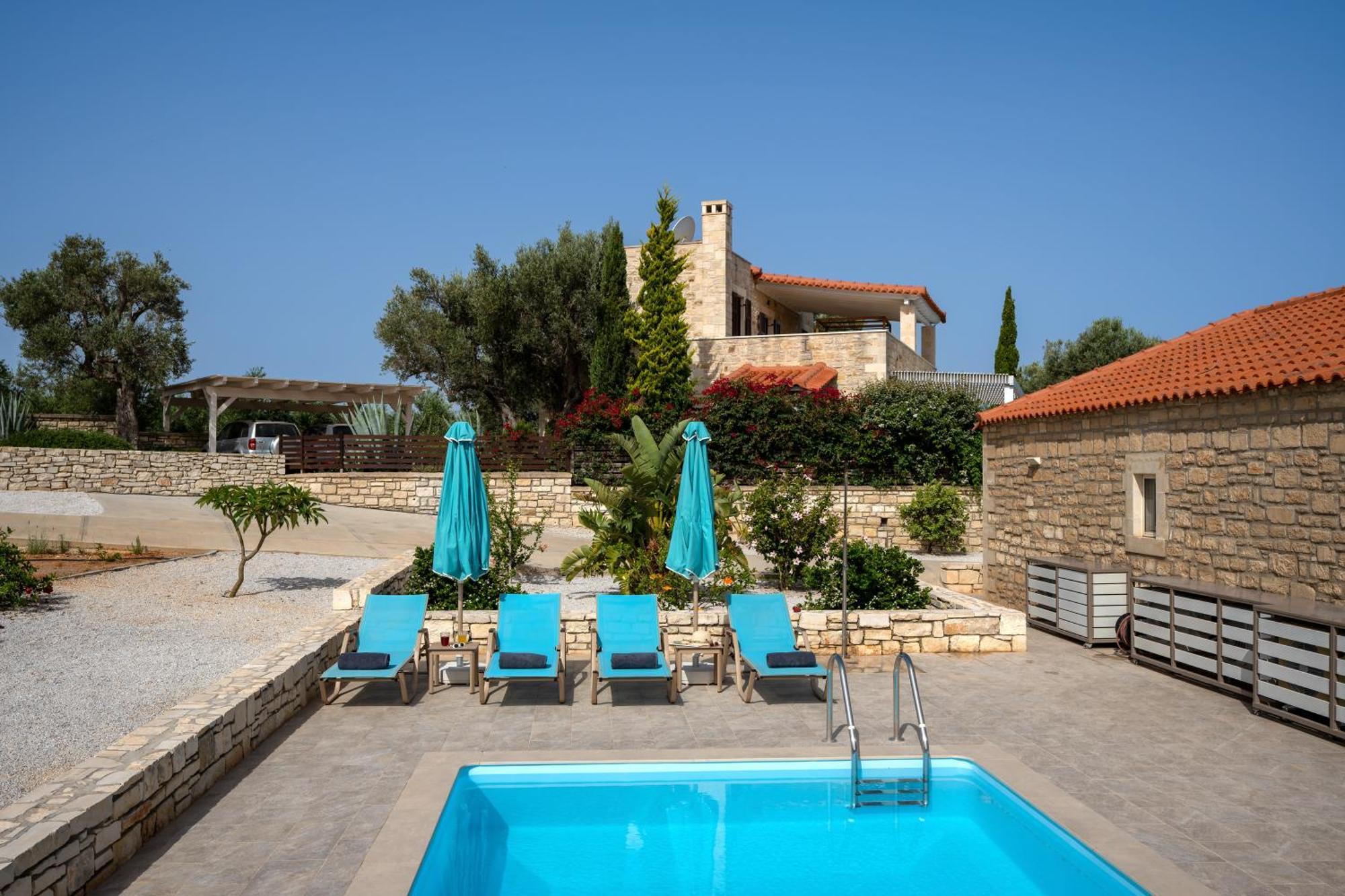 Villa Vasiliki Private Pool Erfoi Exterior photo