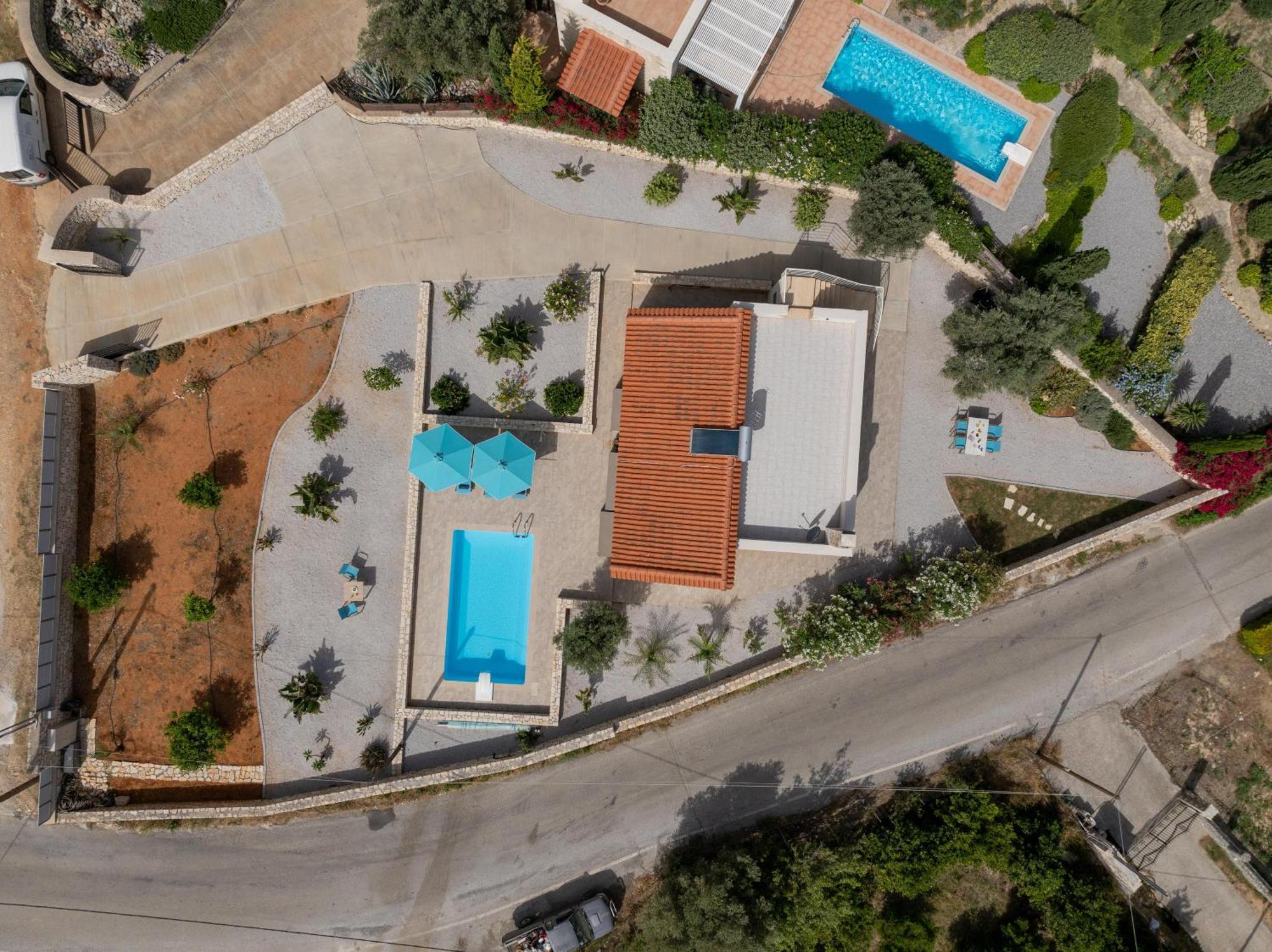 Villa Vasiliki Private Pool Erfoi Exterior photo